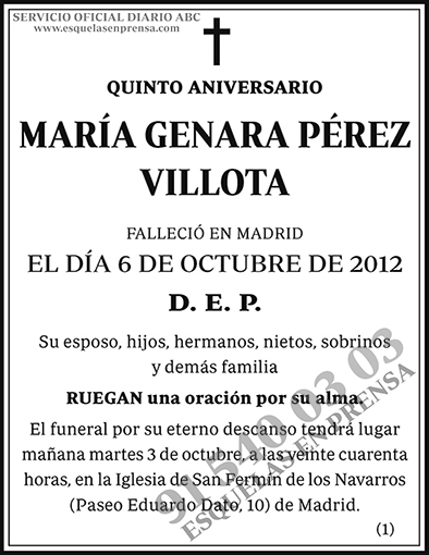 María Ganara Pérez Villota